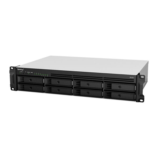 Synology RackStation RS1221+ data-opslag-server NAS Rack (2U) Ryzen Embedded V1500B 4 GB DDR4 0 TB DiskStation Manager Zwart - Afbeelding 2