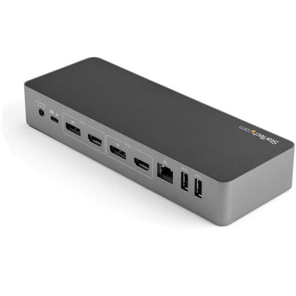 StarTech.com Universele Laptop Docking Station, Hybrid USB-C & USB-A Dock, Dual 4K DP & HDMI, 100W PD, Mac / Windows / Chrome OS - Afbeelding 2
