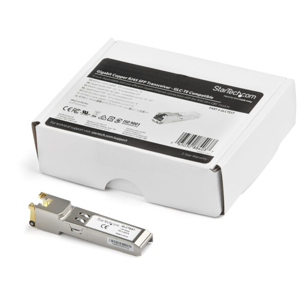 StarTech.com SFP transceiver module - 1000BASE-T - Cisco GLC-TE compatibel - hoge temperaturen - Afbeelding 5