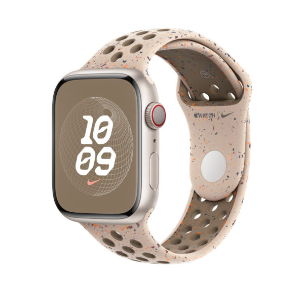 Apple MUV63ZM/A slimme draagbare accessoire Band Beige Aluminium, Fluorelastomeer - Afbeelding 2