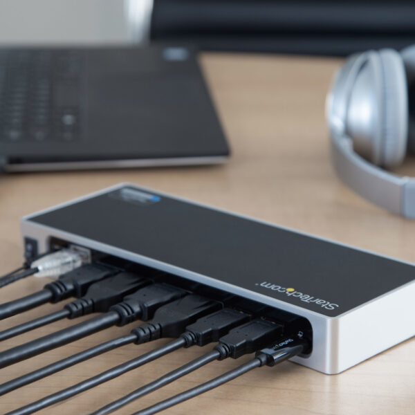 StarTech.com Hybride dual 4K USB-C docking station - met 6x USB 3.0 poorten - USB-A compatibel - Afbeelding 10