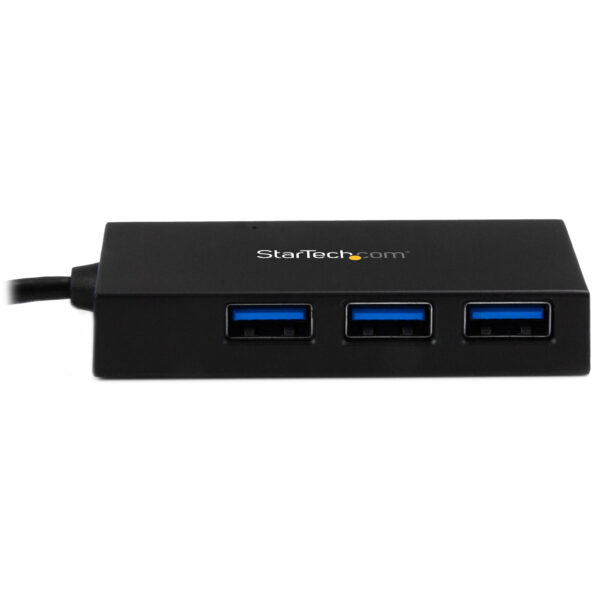 StarTech.com 4 Port USB-C Hub, USB Type-C Hub met 4x USB-A (USB 3.0 SuperSpeed 5Gbps), USB Bus of Self Powered, Draagbare USB-C - Afbeelding 3