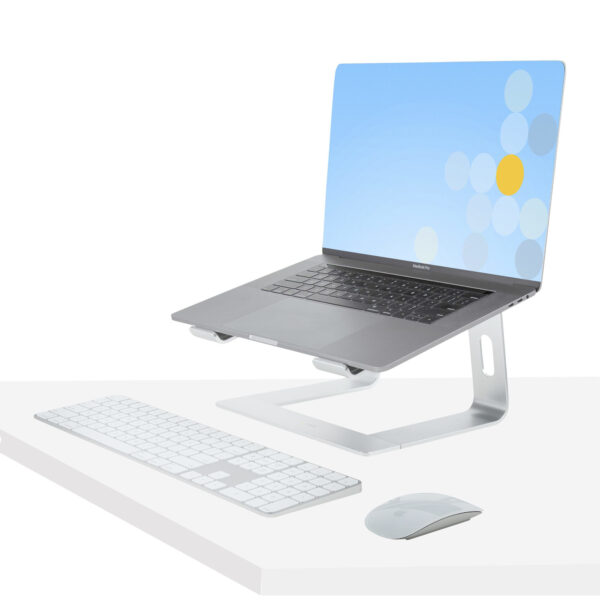 StarTech.com Laptop Standaard Bureau, Aluminum, Zilver, Max 5kg, Ergonomische Laptopstandaard, Draagbare Laptop Verhoger, Notebo - Afbeelding 5