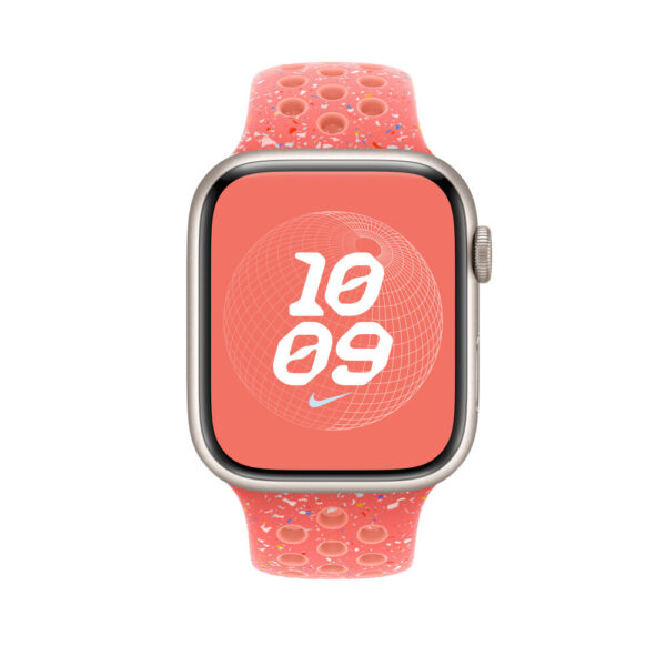 Apple MUVF3ZM/A slimme draagbare accessoire Band Koraal Aluminium, Fluorelastomeer - Afbeelding 2