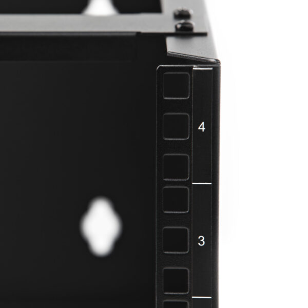 StarTech.com WALLMOUNT4 rack 4U Wandrek Zwart - Afbeelding 3