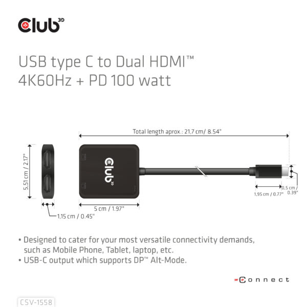 CLUB3D CSV-1558 video splitter - Afbeelding 8