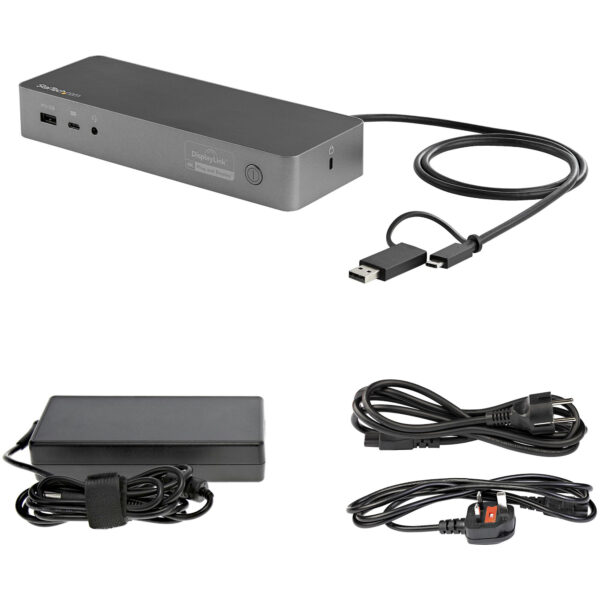 StarTech.com Universele Laptop Docking Station, Hybrid USB-C & USB-A Dock, Dual 4K DP & HDMI, 100W PD, Mac / Windows / Chrome OS - Afbeelding 11