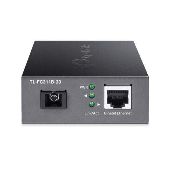 TP-Link TL-FC311B-20 netwerk media converter 1000 Mbit/s Single-mode Zwart - Afbeelding 4