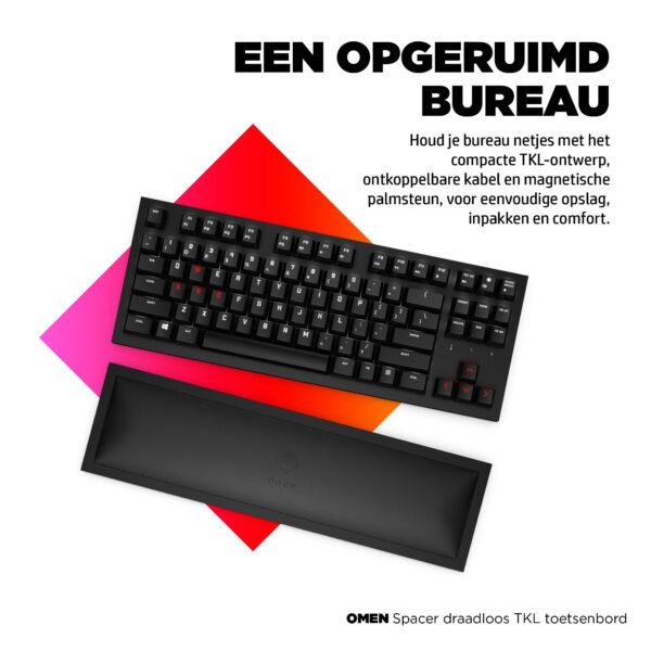 HP OMEN Spacer Draadloos TKL Toetsenbord - Afbeelding 10