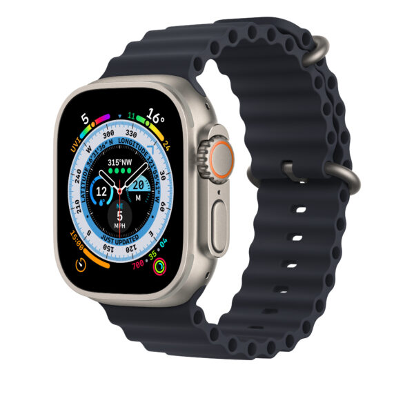Apple MQEF3ZM/A slimme draagbare accessoire Band Extension Zwart Fluorelastomeer - Afbeelding 2
