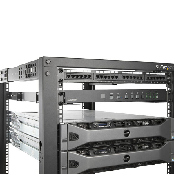 StarTech.com 1U 19" Server Rack Rails, Verstelbare Diepte (61 tot 91cm), Universeel 4 Post Rack Mount Rails, Mounting Rail Kit v - Afbeelding 8
