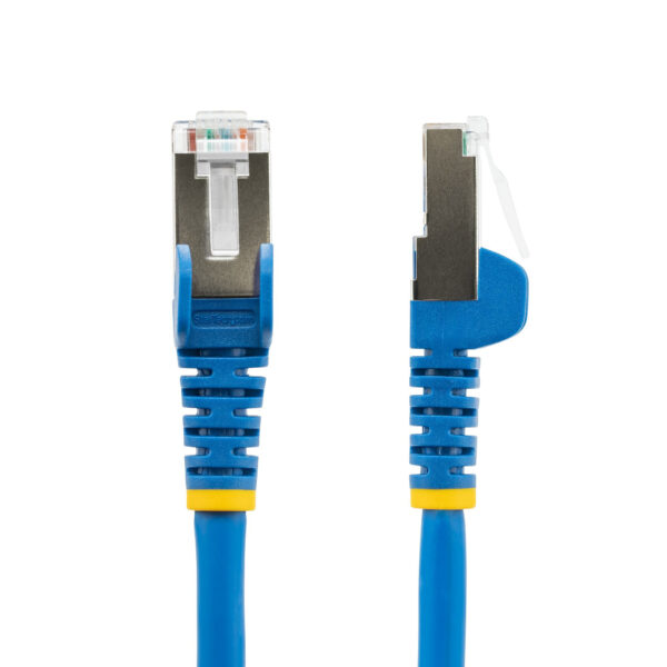 StarTech.com 2m CAT6a Ethernet Kabel, Blauw, Low Smoke Zero Halogen (LSZH), 10GbE 500MHz 100W PoE++ Snagless RJ-45 S/FTP Netwerk - Afbeelding 5