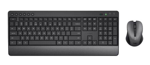 Trust Trezo toetsenbord Inclusief muis Universeel RF Draadloos QWERTY Amerikaans Engels Zwart - Afbeelding 2