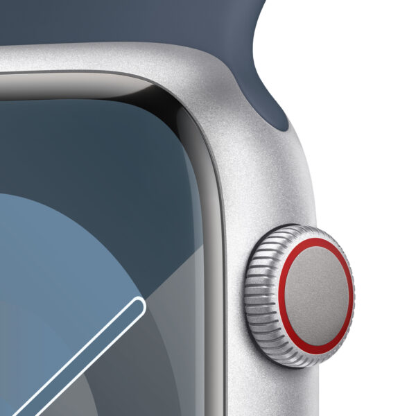 Apple Watch Series 9 45 mm Digitaal 396 x 484 Pixels Touchscreen 4G Zilver Wifi GPS - Afbeelding 8
