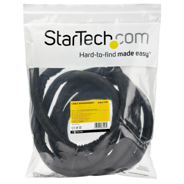 StarTech.com 4.6 m kabelmanagement huls - Afbeelding 2