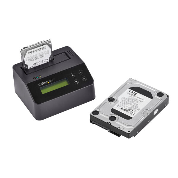 StarTech.com Single Bay Hard Drive Wisser, Standalone HDD/SSD Sanitizer/Eraser, 4Kn, USB 3.0 naar SATA III (6 Gbps), 9 Wismodi, - Afbeelding 3