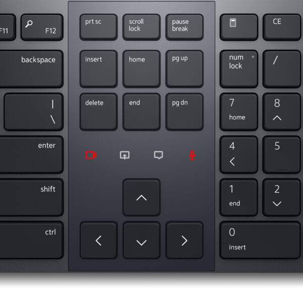 DELL KB900 toetsenbord Kantoor RF-draadloos + Bluetooth AZERTY Belgisch Grafiet - Afbeelding 5