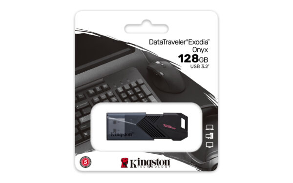 Kingston Technology DataTraveler 128GB Portable USB 3.2 Gen 1 Exodia Onyx - Afbeelding 6