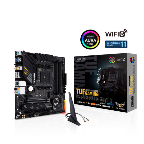 ASUS TUF GAMING B550M-PLUS WIFI II AMD B550 Socket AM4 micro ATX - Afbeelding 8