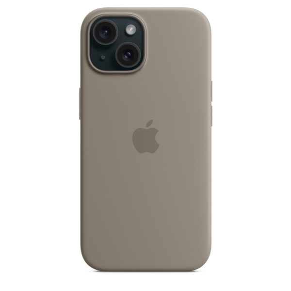 Apple Siliconenhoesje met MagSafe voor iPhone 15 - Klei - Afbeelding 3