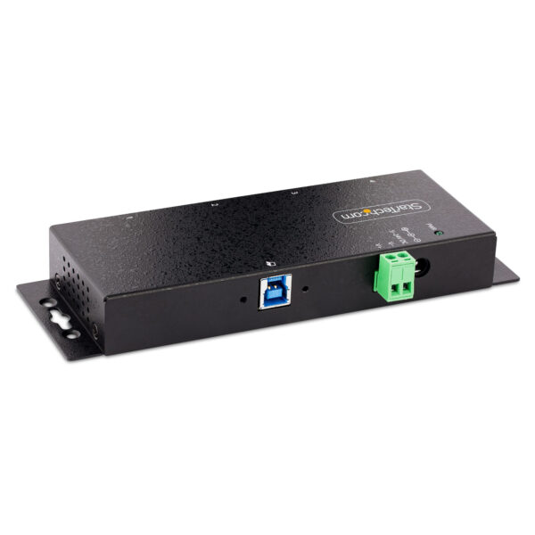 StarTech.com 4-Port Industrial USB 3.0 Hub, 5Gbps, Rugged USB Hub met ESD en Overspanningsbeveiliging, DIN/Wand/Bureau Monteerba - Afbeelding 2
