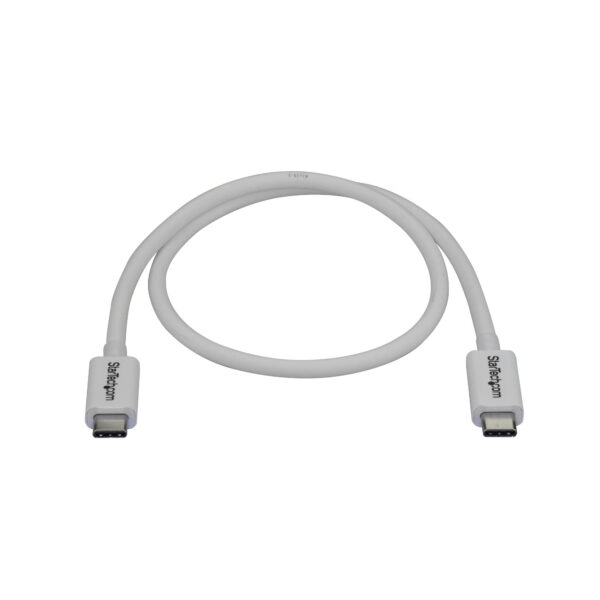 StarTech.com 50cm Thunderbolt 3 Kabel, 40Gbps, 100W PD, 4K/5K, Thunderbolt Gecertificeerd, Thunderbolt 4/USB 3.2/DisplayPort Com - Afbeelding 3