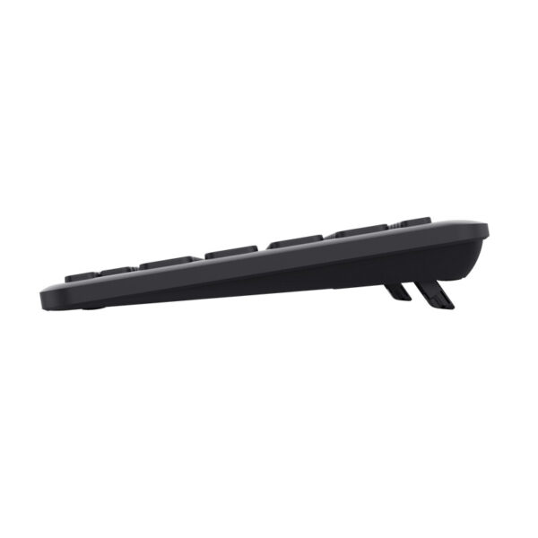 Trust Lyra toetsenbord Universeel RF-draadloos + Bluetooth AZERTY Belgisch Zwart - Afbeelding 3