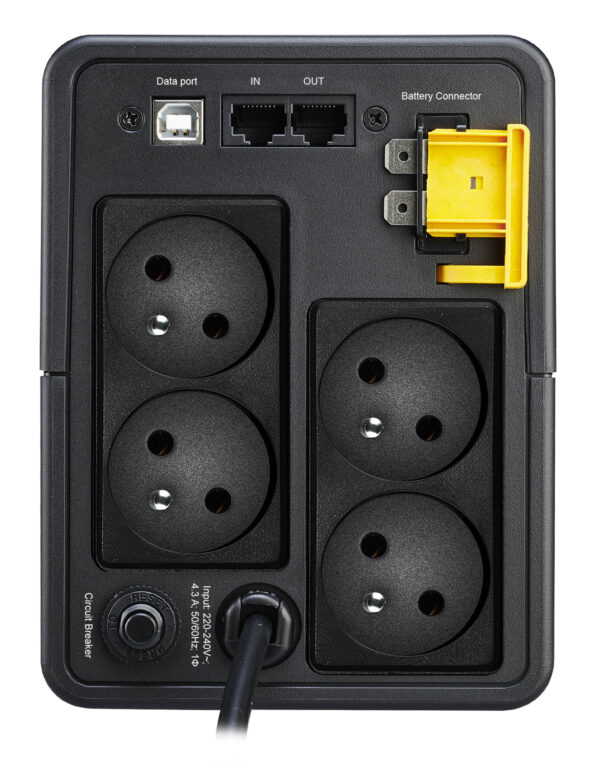 APC Back-UPS BX950MI-FR Noodstroomvoeding - 950VA, 4x penaarde(België), USB - Afbeelding 2