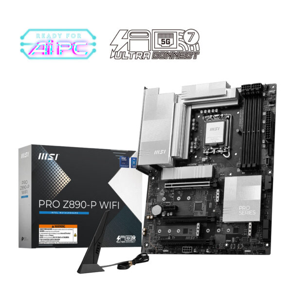 MSI PRO Z890-P WIFI moederbord Intel Z890 LGA 1851 (Socket V1) ATX - Afbeelding 2