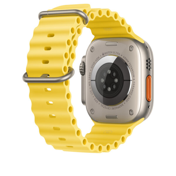 Apple MQED3ZM/A slimme draagbare accessoire Band Geel Fluorelastomeer - Afbeelding 4