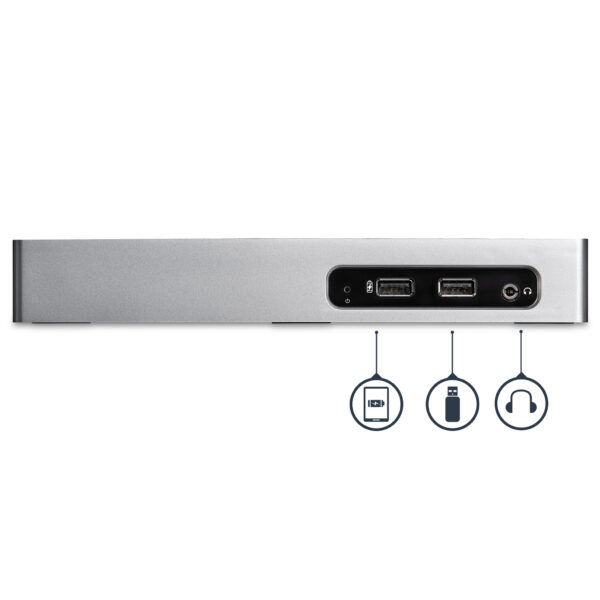 StarTech.com USB 3.0 Docking Station - Dual Monitor Laptop Docking Station met HDMI & DVI/VGA Video - 6-port USB 3.1 Gen 1 5Gbps - Afbeelding 7