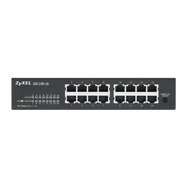 Zyxel GS1100-16 Unmanaged Gigabit Ethernet (10/100/1000) - Afbeelding 2