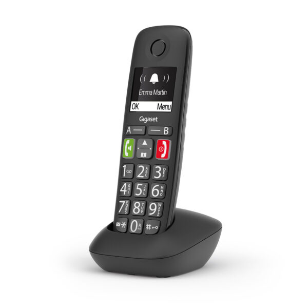 Gigaset E290HX Analoge-/DECT-telefoon Nummerherkenning Zwart - Afbeelding 4