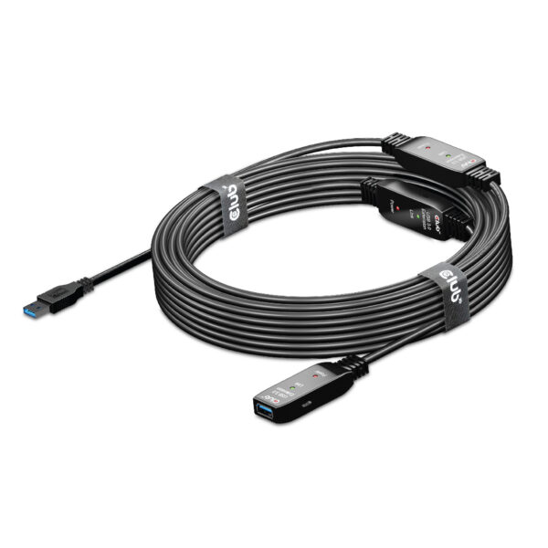 CLUB3D USB 3.2 Gen1 Active Repeater Cable 15m/ 49.2 ft M/F 28AWG - Afbeelding 3
