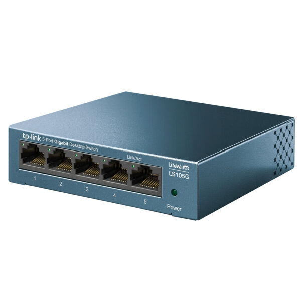 TP-Link LS105G Unmanaged Gigabit Ethernet (10/100/1000) Blauw - Afbeelding 2