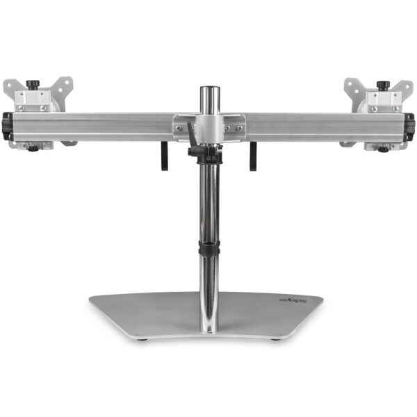 StarTech.com Dual Monitor Stand, Ergonomische Monitorstandaard voor twee VESA Schermen tot 24" (8kg), Gesynchroniseerde Verstelb - Afbeelding 2