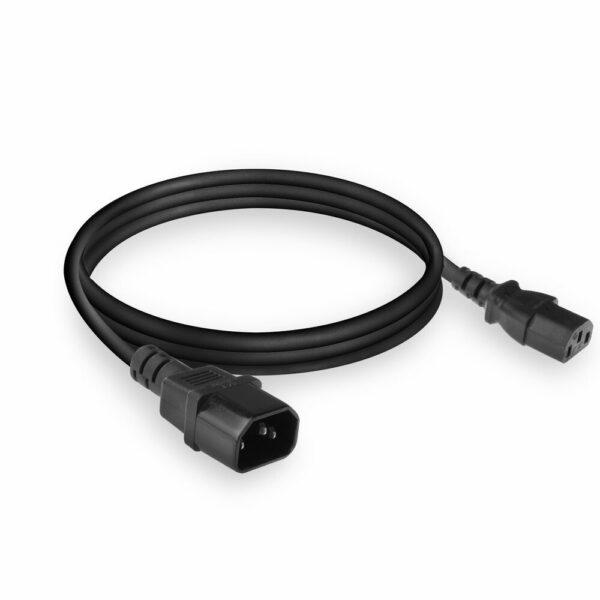 ACT Voedingskabel C13 - C14 zwart 1,8 m - Afbeelding 3