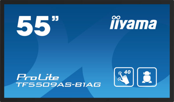 iiyama TF5539AS-B1AG beeldkrant Digitale signage flatscreen 138,7 cm (54.6") LED 500 cd/m² 4K Ultra HD Zwart Touchscreen Type pr - Afbeelding 13