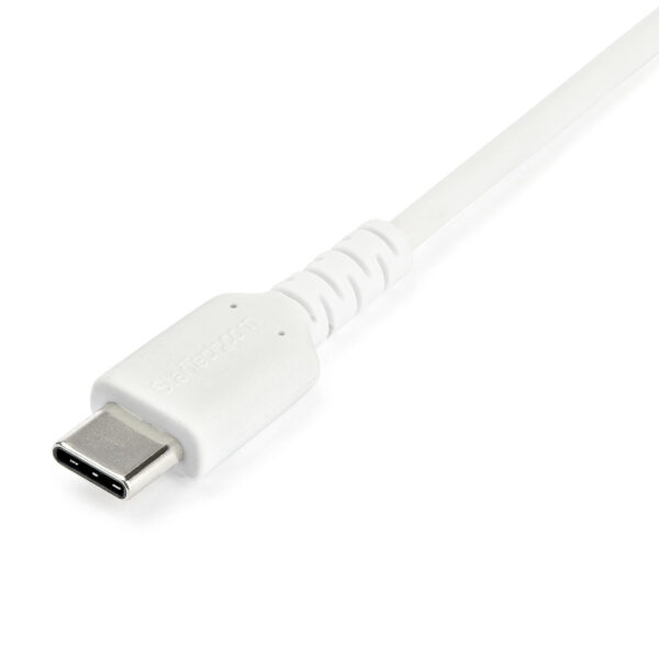 StarTech.com 1m USB A naar USB-C Oplaadkabel, Duurzame USB 2.0 Fast Charge & Sync USB A naar USB C Data Kabel, Rugged Aramide Ve - Afbeelding 2