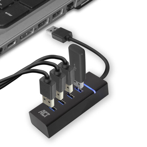 ACT USB hub 3.0, 4 poorts USB-A - Afbeelding 5