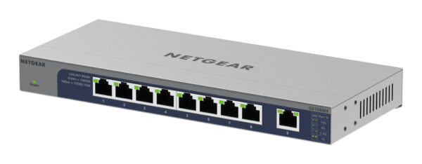 NETGEAR GS108MX-100EUS netwerk-switch Unmanaged L2 Gigabit Ethernet (10/100/1000) Bureaublad-/wandmontage - Afbeelding 8