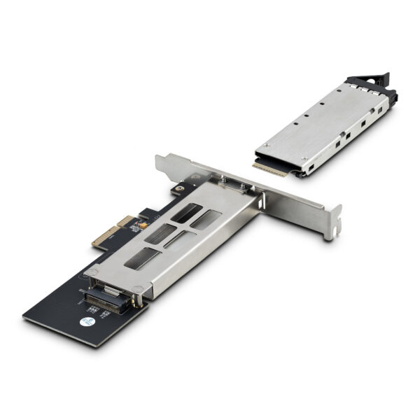 StarTech.com M.2 NVMe SSD naar PCIe x4 Hot-Swap Drive Bay met Verwisselbare Tray voor PCI Express Expansion Slot, Installatie zo - Afbeelding 3