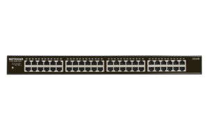 NETGEAR GS348 Unmanaged Gigabit Ethernet (10/100/1000) 1U Zwart