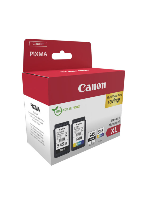 Canon 8286B012 inktcartridge 2 stuk(s) Origineel Hoog (XL) rendement Zwart, Cyaan, Magenta, Geel - Afbeelding 2