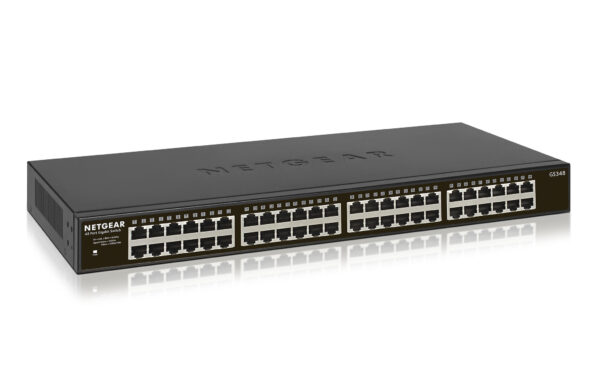 NETGEAR GS348 Unmanaged Gigabit Ethernet (10/100/1000) 1U Zwart - Afbeelding 3