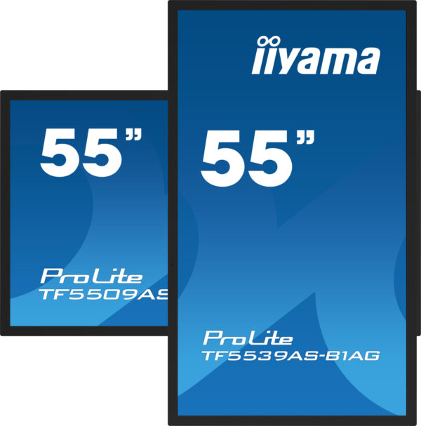 iiyama TF5539AS-B1AG beeldkrant Digitale signage flatscreen 138,7 cm (54.6") LED 500 cd/m² 4K Ultra HD Zwart Touchscreen Type pr - Afbeelding 3