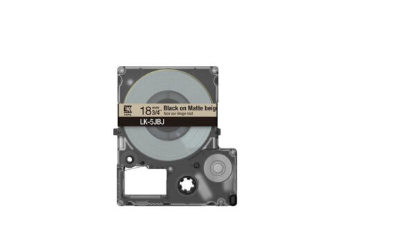 Epson LK-5JBJ Beige, Zwart - Afbeelding 3