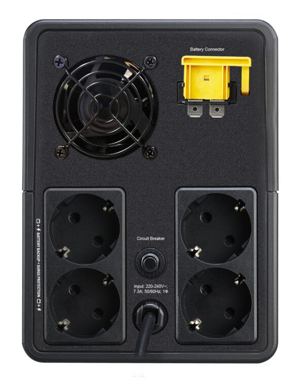 APC Back-UPS BVX1600LI-GR Noodstroomvoeding - 1600VA, 4x stopcontact - Afbeelding 2