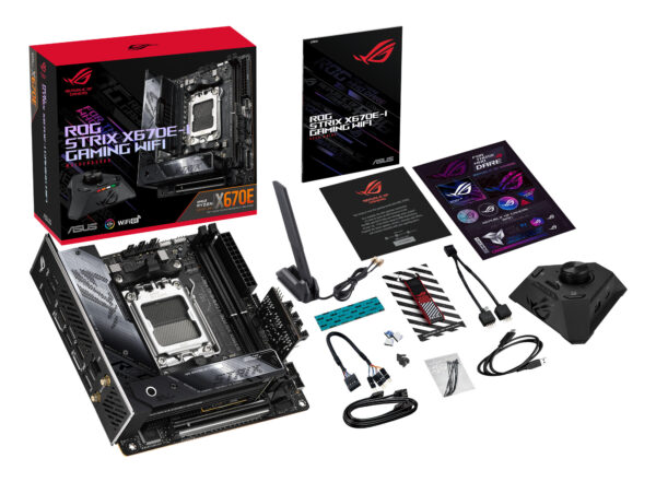 ASUS ROG STRIX X670E-I GAMING WIFI AMD X670 Socket AM5 mini ITX - Afbeelding 2