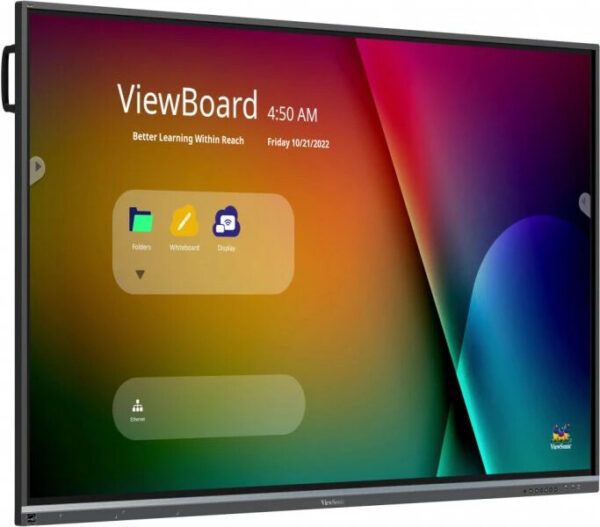Viewsonic IFP6550-5F interactief whiteboard 165,1 cm (65") 3840 x 2160 Pixels Touchscreen Zwart HDMI - Afbeelding 2